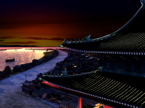 Ancient city 3D Model
