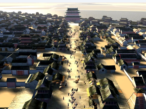 Ancient city Modello 3D