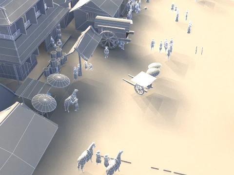 Ancient city 3D Model
