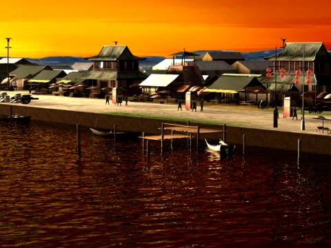 Ancient city 3D Model
