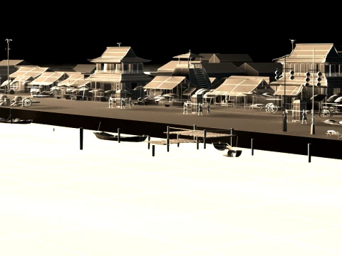 Ancient city 3D Model