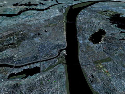 Wuhan City 3D Model