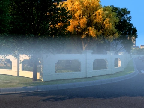 Small town 3D Modell