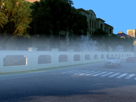 Small town 3D Model