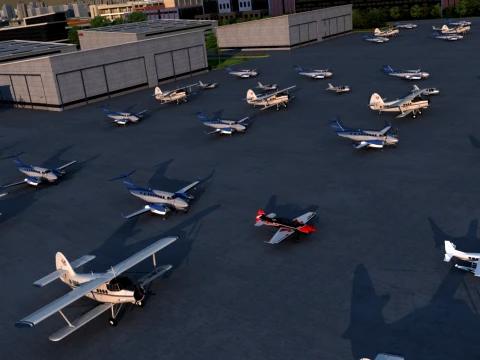 Airfield Model 3D