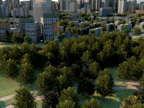 Urban architecture Modello 3D