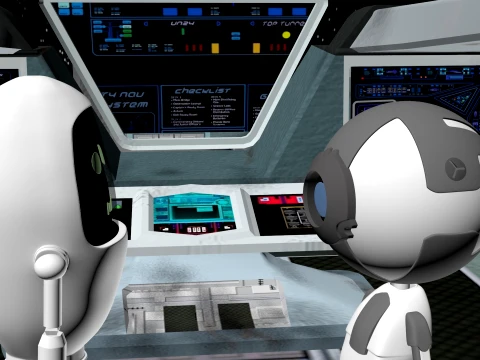Airship capsule 3D Model