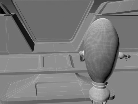 Airship capsule 3D Model
