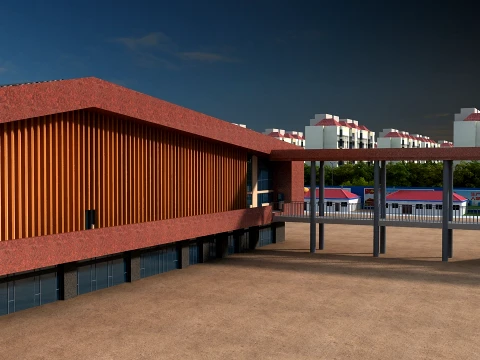 Factory 3D Model