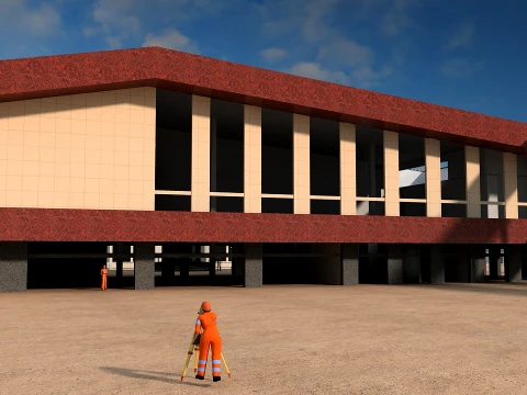 Factory Model 3D
