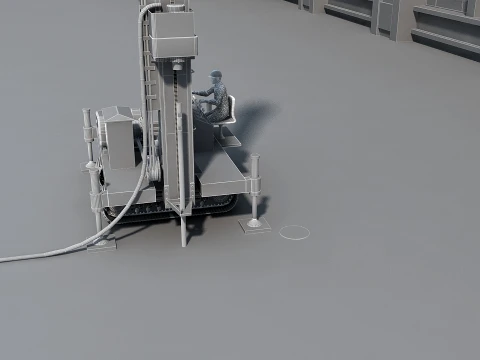Construction site 3D Model