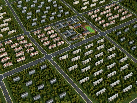 Urban architecture 3D Model