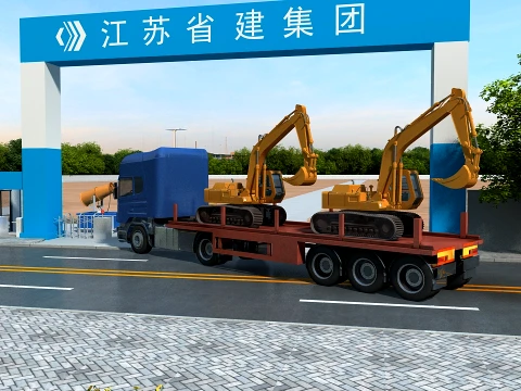 Construction site 3D Model