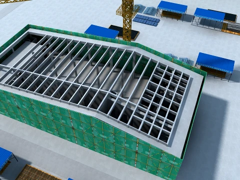 Construction site Model 3D