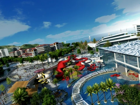 Holiday village Model 3D
