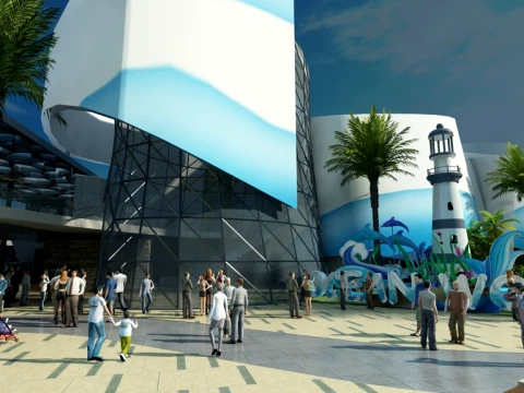 Holiday village 3D Model
