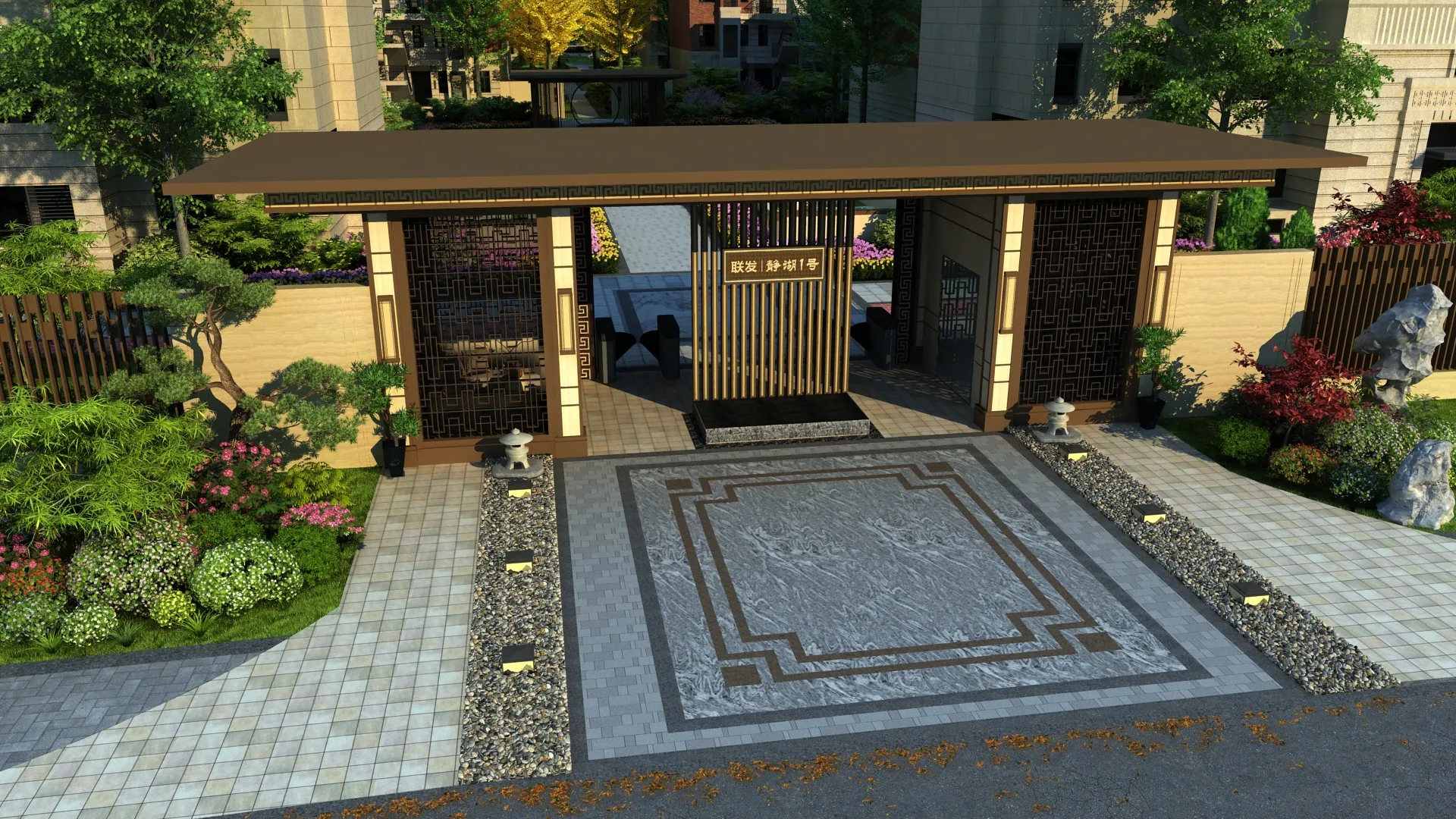 Urban architecture 3D Model .c4d .max .obj .3ds .fbx .stl .blend 