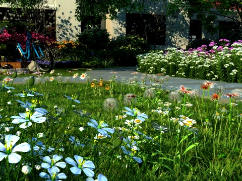 Courtyard 3D Modell