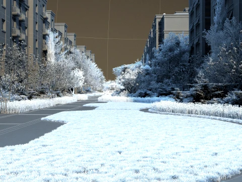 Courtyard 3D Model