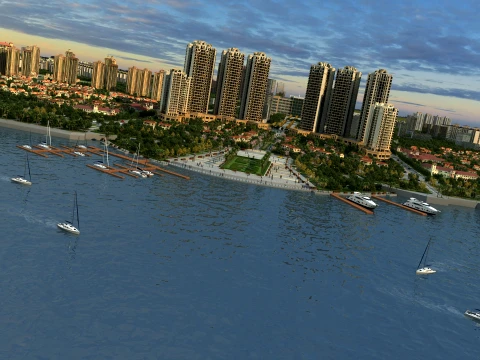 Urban architecture 3D Modell