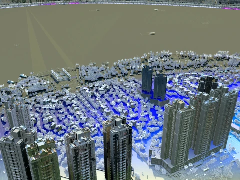 Urban architecture 3D Model