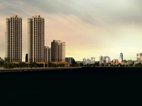 Urban architecture 3D Model