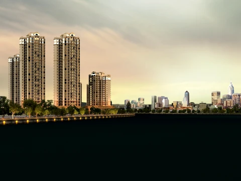 Urban architecture 3D Model