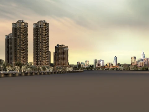 Urban architecture 3D Model