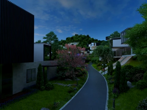 Villa 3D Model
