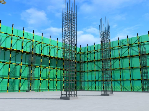 Construction site 3D Model