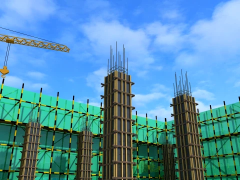 Construction site 3D Model