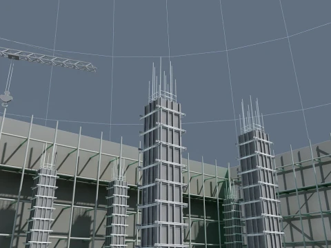 Construction site 3D Model