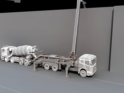 Construction site 3D Model