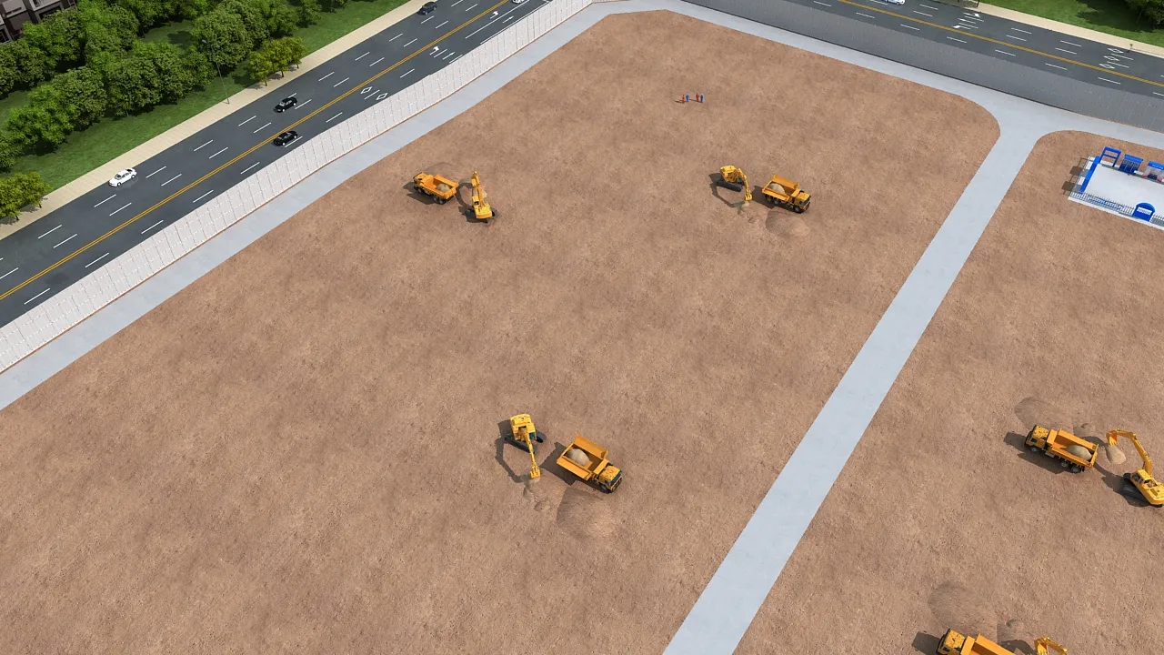 Construction site 3D Model .c4d .max .obj .3ds .fbx .stl .blend 