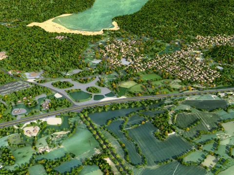 Village 3D Model