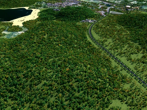 Village 3D Model