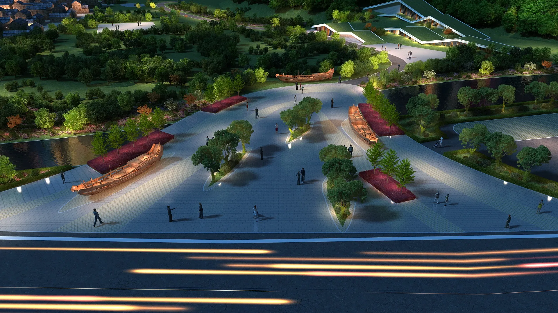 Village 3D Model .c4d .max .obj .3ds .fbx .stl .blend 