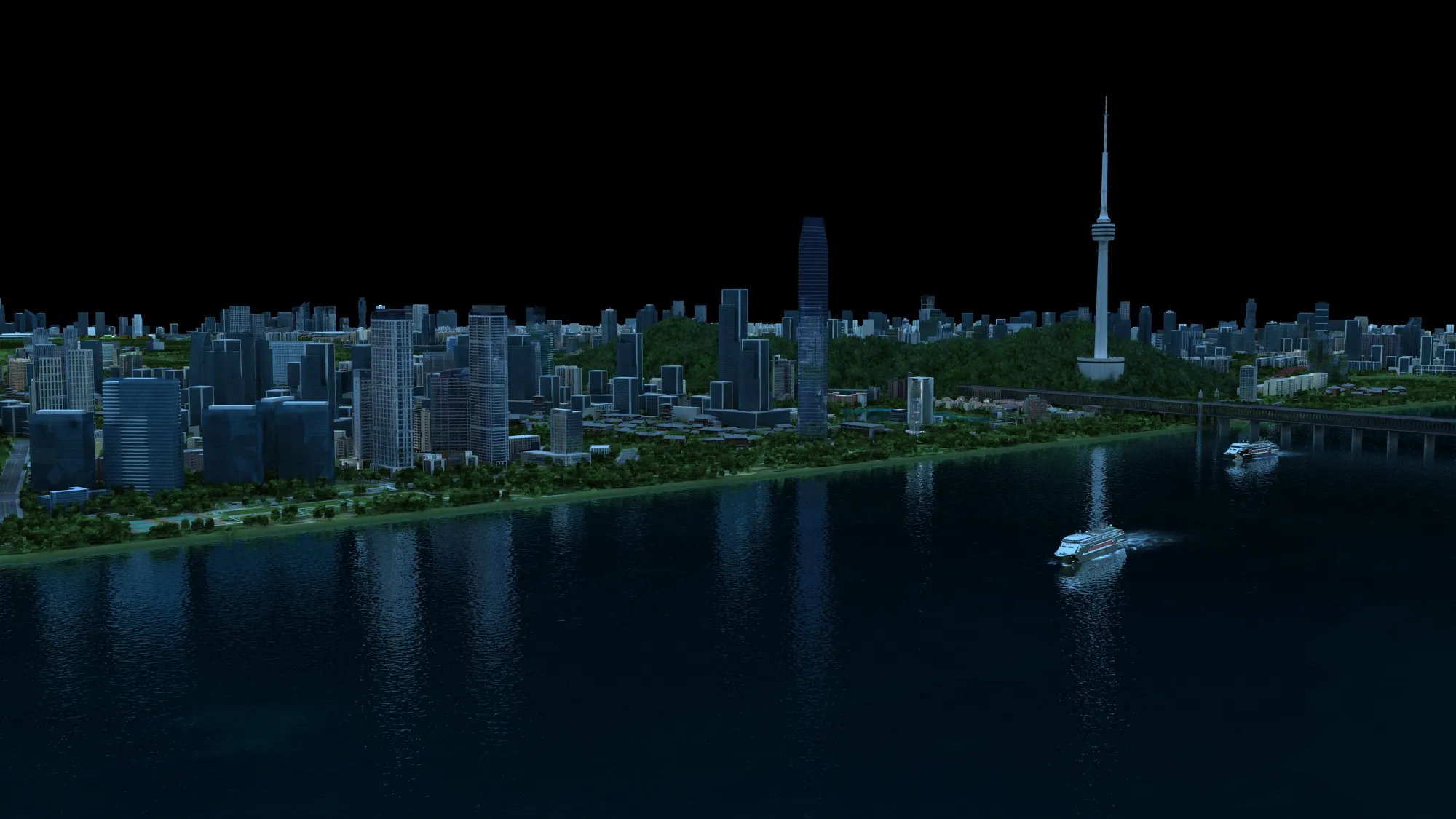 Urban architecture 3D Model .c4d .max .obj .3ds .fbx .stl .blend 