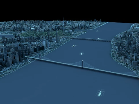 Urban architecture 3D Model