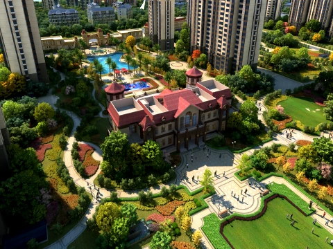 Urban architecture 3D Model