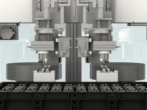 Battery factory Model 3D