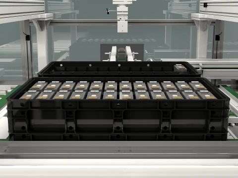 Battery factory 3D Model