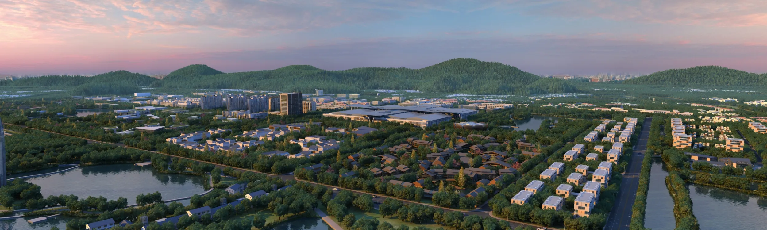 Small town 3D Model .c4d .max .obj .3ds .fbx .stl .blend 