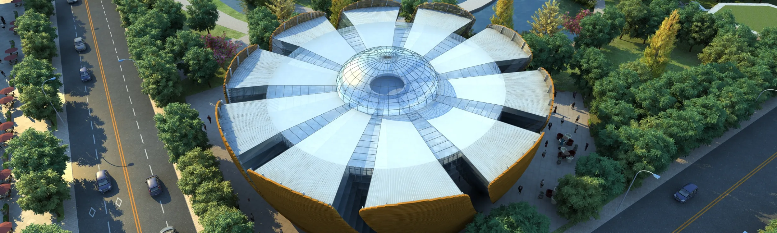 Museum 3D Model .c4d .max .obj .3ds .fbx .stl .blend 