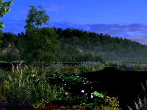 Park 3D Model
