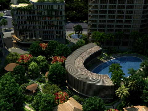 Urban architecture 3D Model