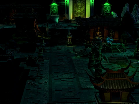 Underground palace 3D Model