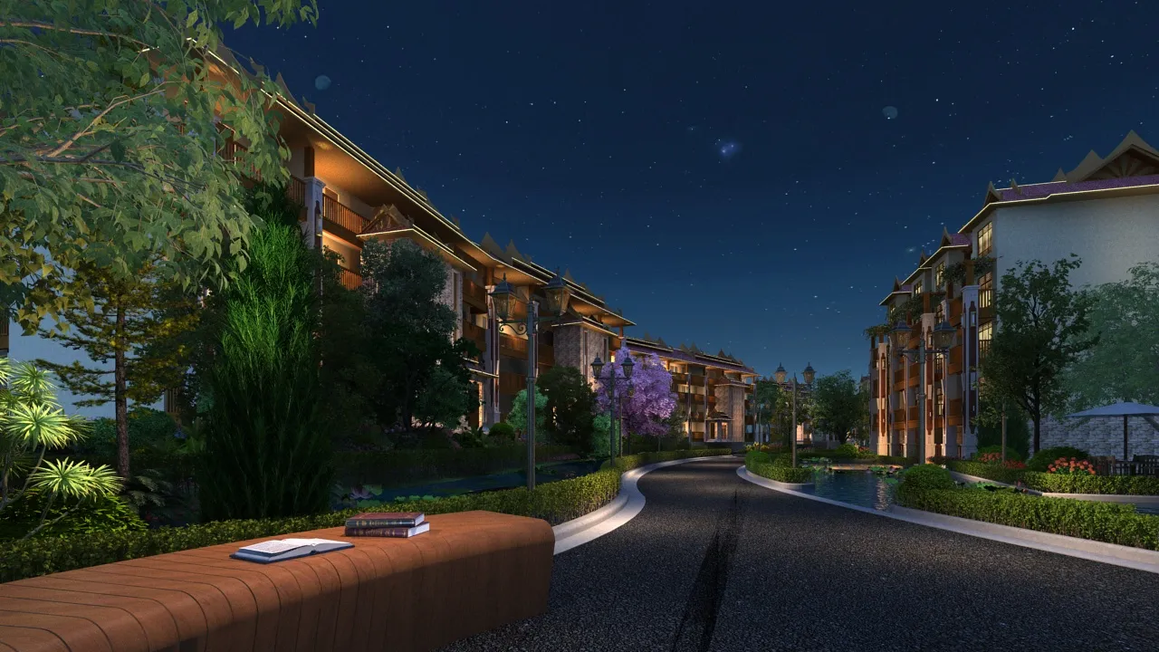 Villa 3D Model .c4d .max .obj .3ds .fbx .stl .blend 