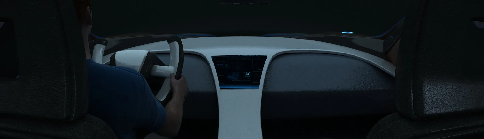 In-vehicle 3D Model .c4d .max .obj .3ds .fbx .stl .blend 