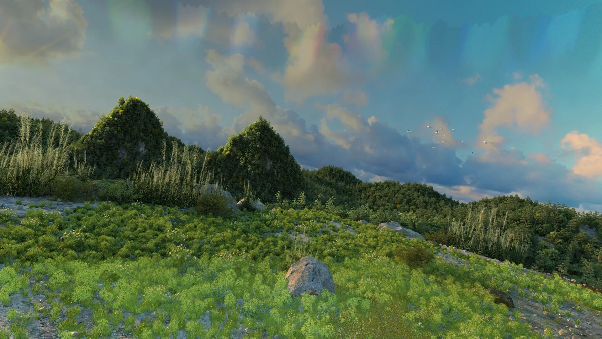 Mountain 3D Model .c4d .max .obj .3ds .fbx .stl .blend 